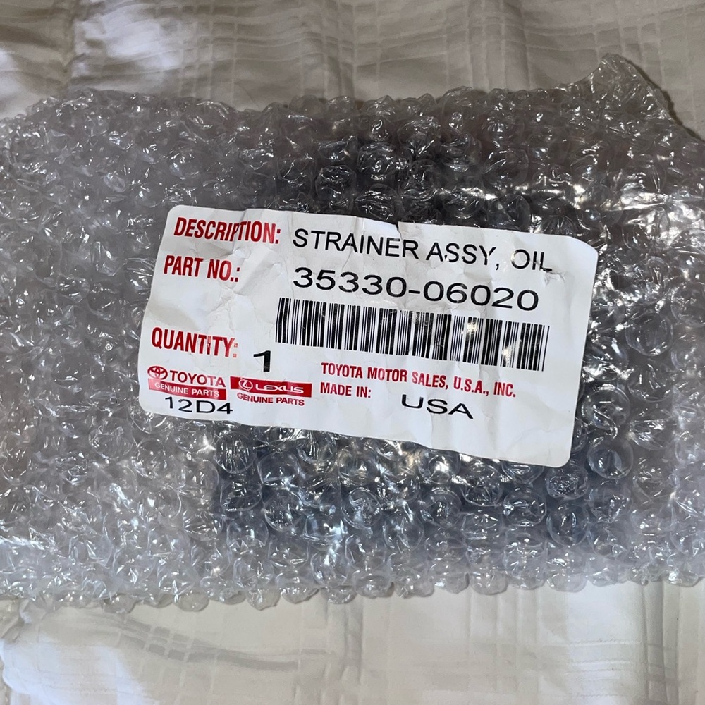 Strainer Assy, Oil